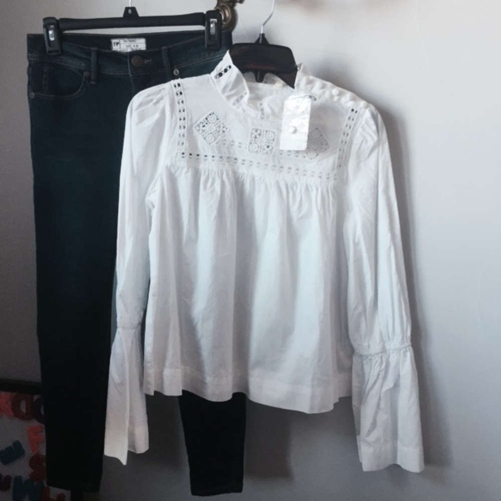 Free People jeans 👖 & 👚 bundle